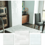 kitchen with wave dymo tile.