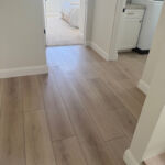 Hallway outside bedroom and laundry room. Hallway outside bedroom and laundry room.