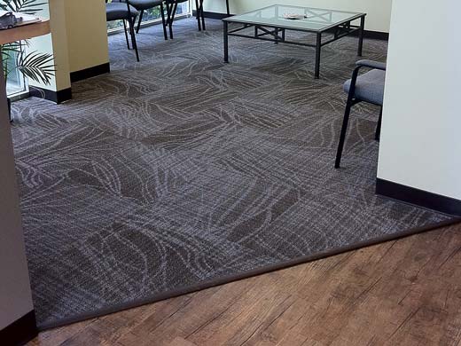 commercial carpet in office.