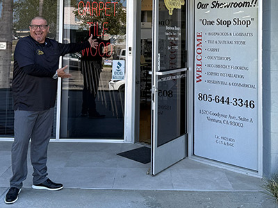 Felipe Bermudez owner and founder pictured outside the showroom.