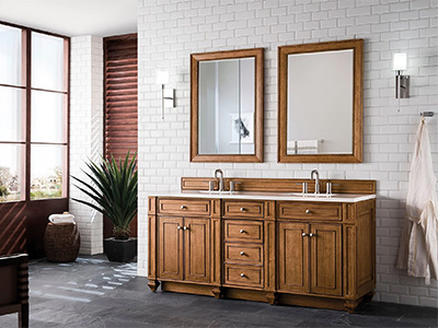 double bathroom vanity.